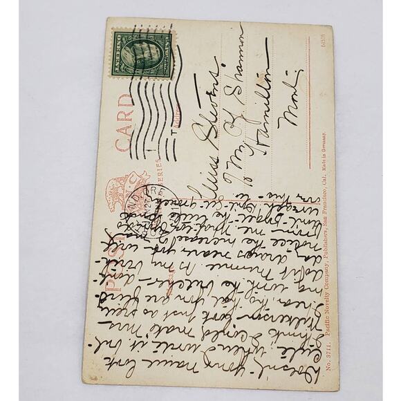 C1911 Portland Oregon Wells Fargo Building Antique Postcard - Picture 5 of 12